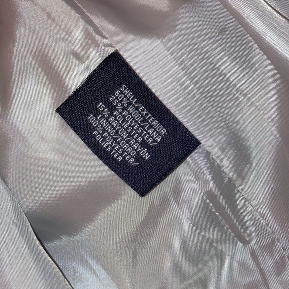 Apostrophe Wool Blend Single Breasted Button Up Pea Coat - Picture 8 of 8